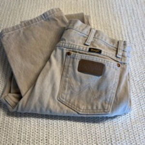 Wrangler Men’s Cowboy Wester Jeans Tan